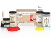 Large White Oak Wood'n Finish Kit by Retique It for interior top coating, includes wood finishing tools and supplies.