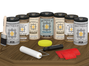 Wood'n Door Kit (Front & Garage Door) - Barn Wood — Satin kit contents