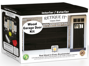 Wood'n Door Kit (Front & Garage Door) - Classic Black — box hero