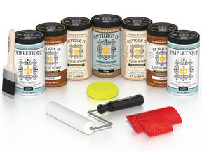 Retique It® Wood'n Cabinet Kit with cedar grain, 24 door stain, satin finish, for cabinetry and furniture enhancement.