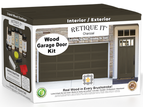 Wood'n Door Kit (Front & Garage Door) - Charcoal — box hero