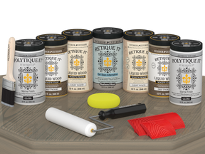 Wood'n Door Kit (Front & Garage Door) - Drift Wood — Gloss kit contents