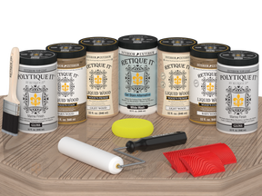 Wood'n Door Kit (Front & Garage Door) - French Oak — Gloss kit contents