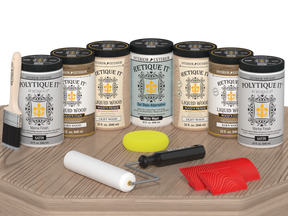 Wood'n Door Kit (Front & Garage Door) - French Oak — Satin kit contents