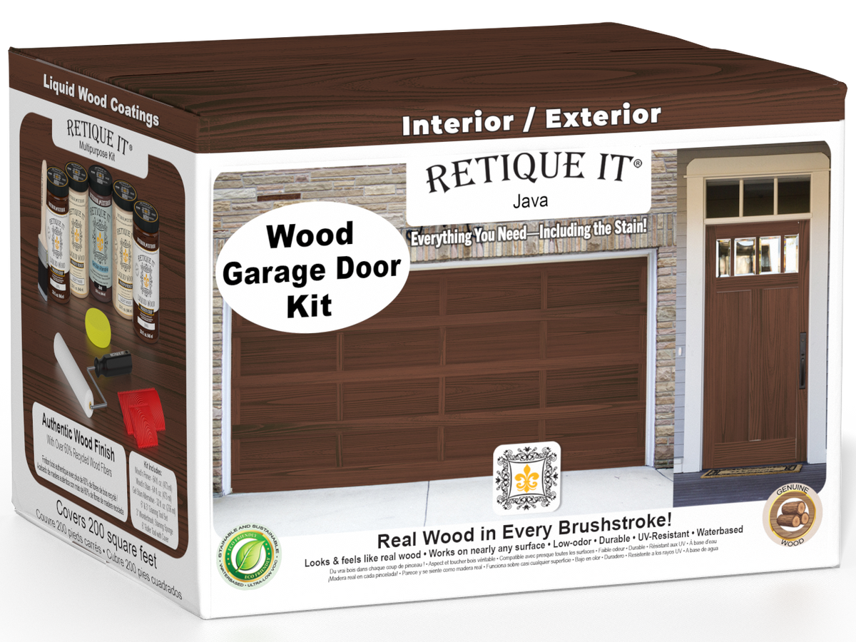 Wood'n Door Kit (Front & Garage Door) - Java — box hero