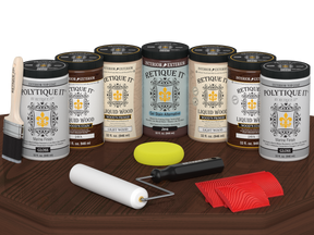 Wood'n Door Kit (Front & Garage Door) - Java — Gloss kit contents