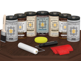Wood'n Door Kit (Front & Garage Door) - Java — Matte kit contents