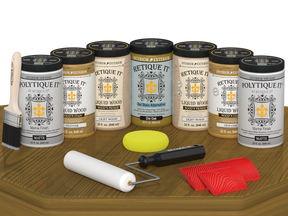 Wood'n Door Kit (Front & Garage Door) - Old Oak — Matte kit contents