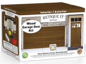 Wood'n Door Kit (Front & Garage Door) - Dark Pecan — box hero