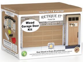 Wood'n Door Kit (Front & Garage Door) - Pickled Oak — box hero