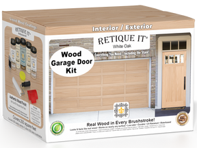 Wood'n Door Kit (Front & Garage Door) - White Oak — box hero