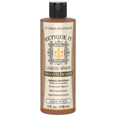 Dark wood primer by Retique It® Wood'n Primer in dark wood finish, designed to prepare surfaces for staining or painting.