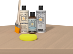 Retique It® White Oak Multi-purpose Smooth Finish Kit with exterior satin top coat for wood furniture and projects.