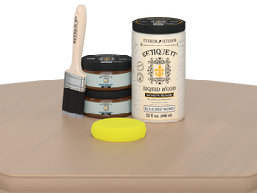 Large White Oak Wood'n Finish Kit by Retique It® with smooth finish, designed for versatile woodworking and furniture projects.