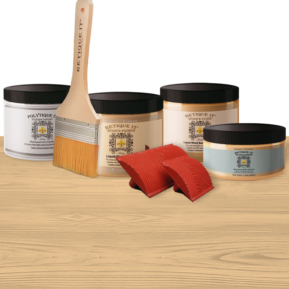 Multi-purpose Wood'n Kit (Med) - Pickled Oak - Exterior Top Coat