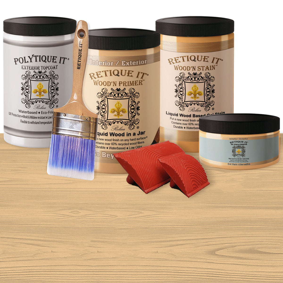 Multi-purpose Wood'n Kit (Large) - Pickled Oak - Exterior Top Coat