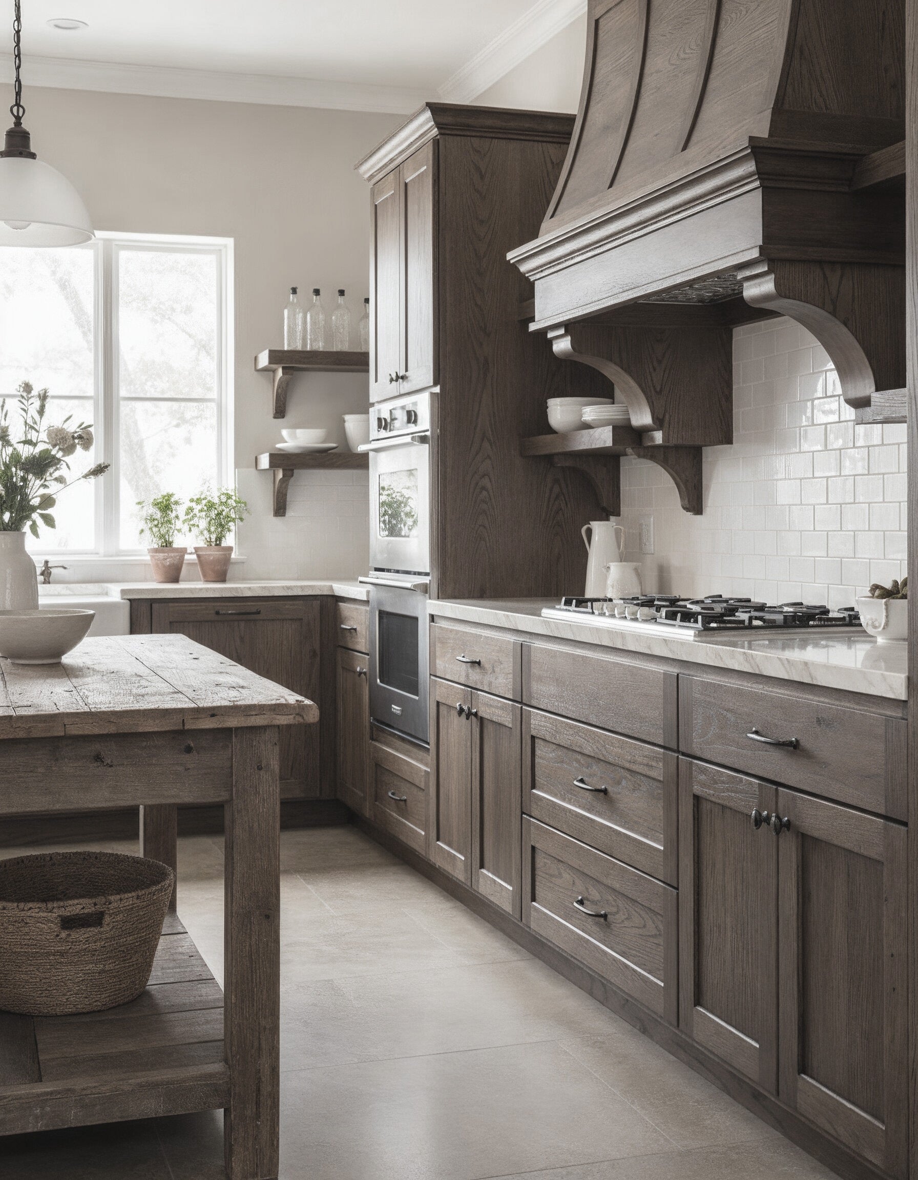 Large Charcoal Wood'n Kit by Retique It® for wood finishing, featuring black walnut wood and applicator tools in the image.