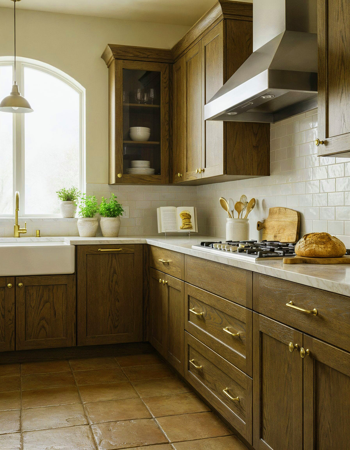 Large Dark Pecan Wood'n Finish Kit by Retique It® with wood sample and tools for multi-purpose wood finishing projects.