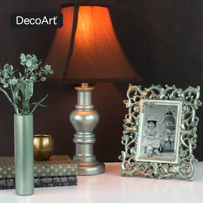 DecoArt Dazzling Metallics Bold Metallic Paint Set with vibrant, shimmering paint bottles for arts and crafts projects