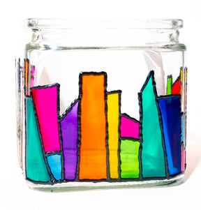 DecoArt stained glass paint 3-D liquid leadings in dark color, 2oz tube, for creating textured stained glass effects.