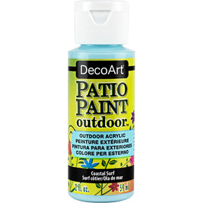 DecoArt Vintage Rose Patio Paint outdoor acrylic paint in a 2 oz bottle, suitable for outdoor decorating and craft projects