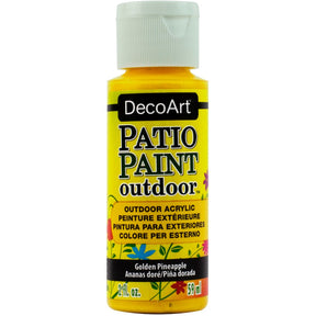 DecoArt Vintage Rose outdoor acrylic patio paint in 2 oz bottle, suitable for outdoor furniture and surfaces