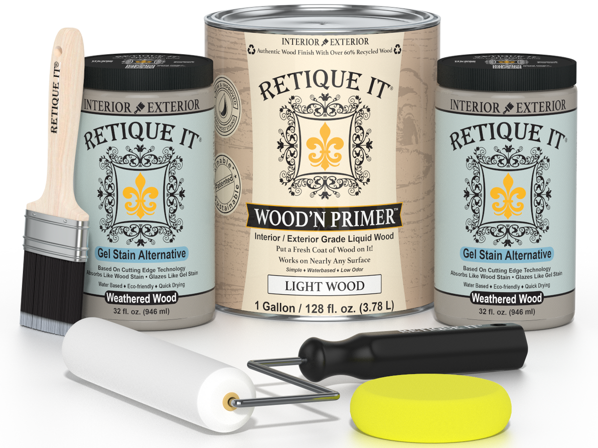 Multi-purpose Smooth Finish Kit (4x Lg) - Weathered Wood