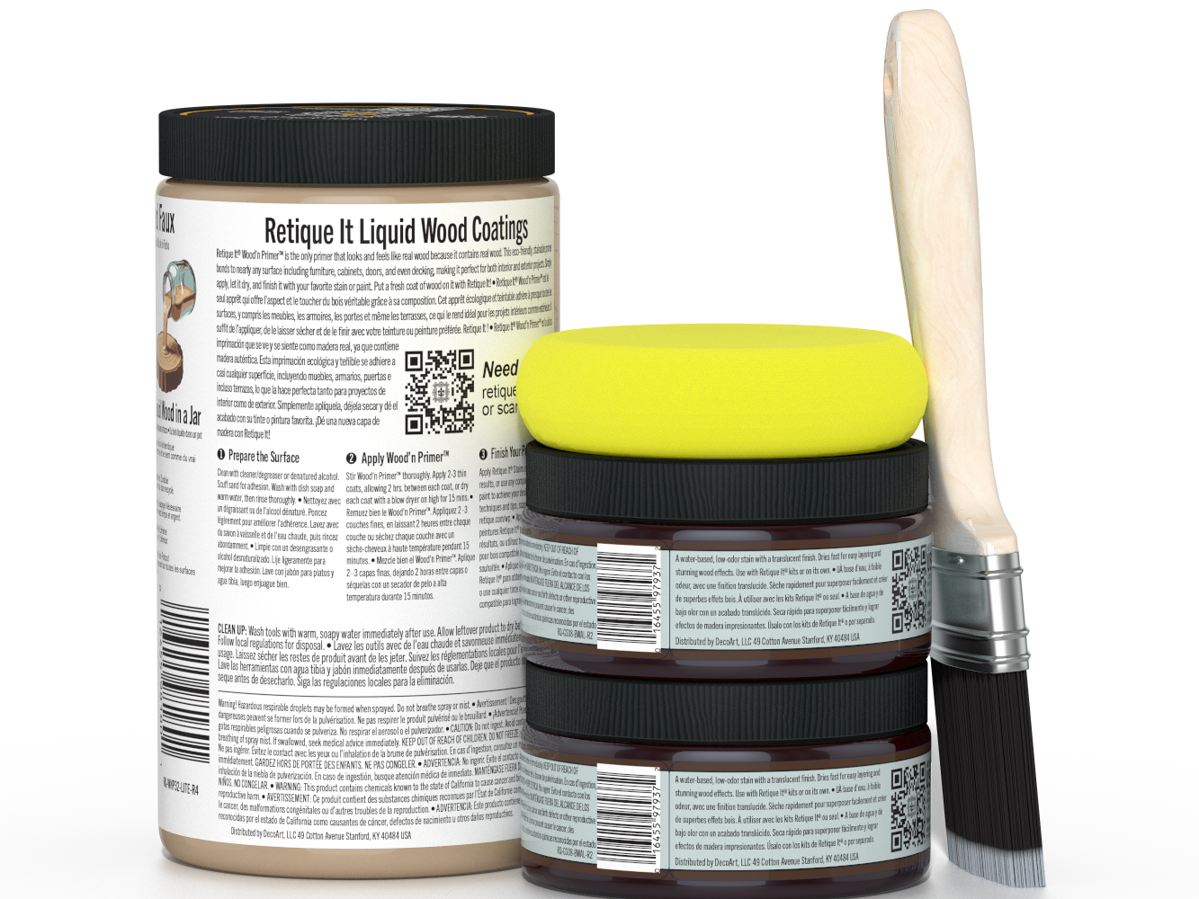 Multi-purpose Smooth Finish Kit (Large) - Black Walnut