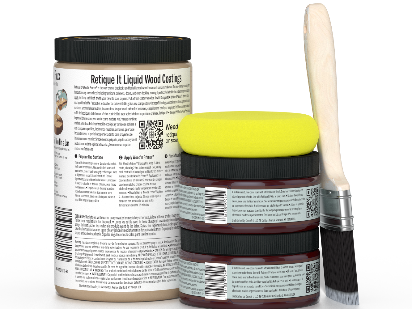 Multi-purpose Smooth Finish Kit (Large) - Red Mahogany