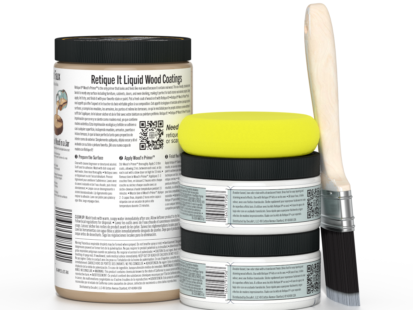 Multi-purpose Smooth Finish Kit (Large) - White Wash