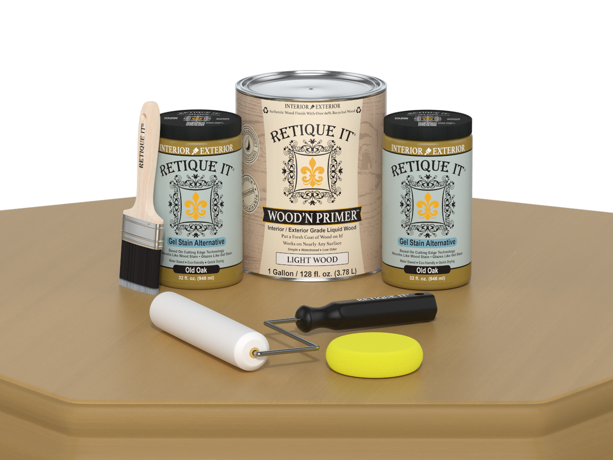 Multi-purpose Smooth Finish Kit (4x Lg) - Old Oak