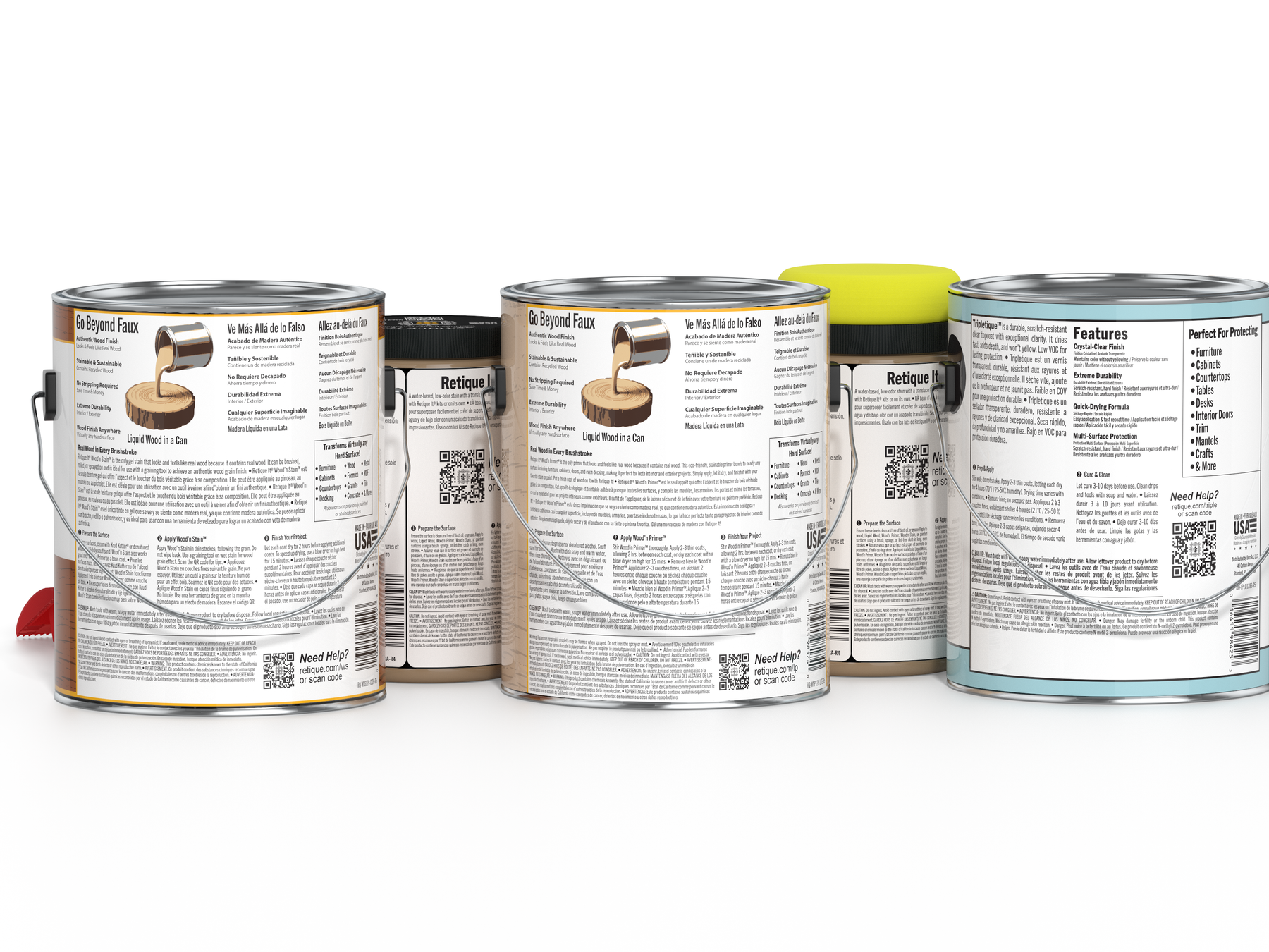 Multi-purpose Wood'n Kit (4x Lg) - Cedar - Interior Top Coat