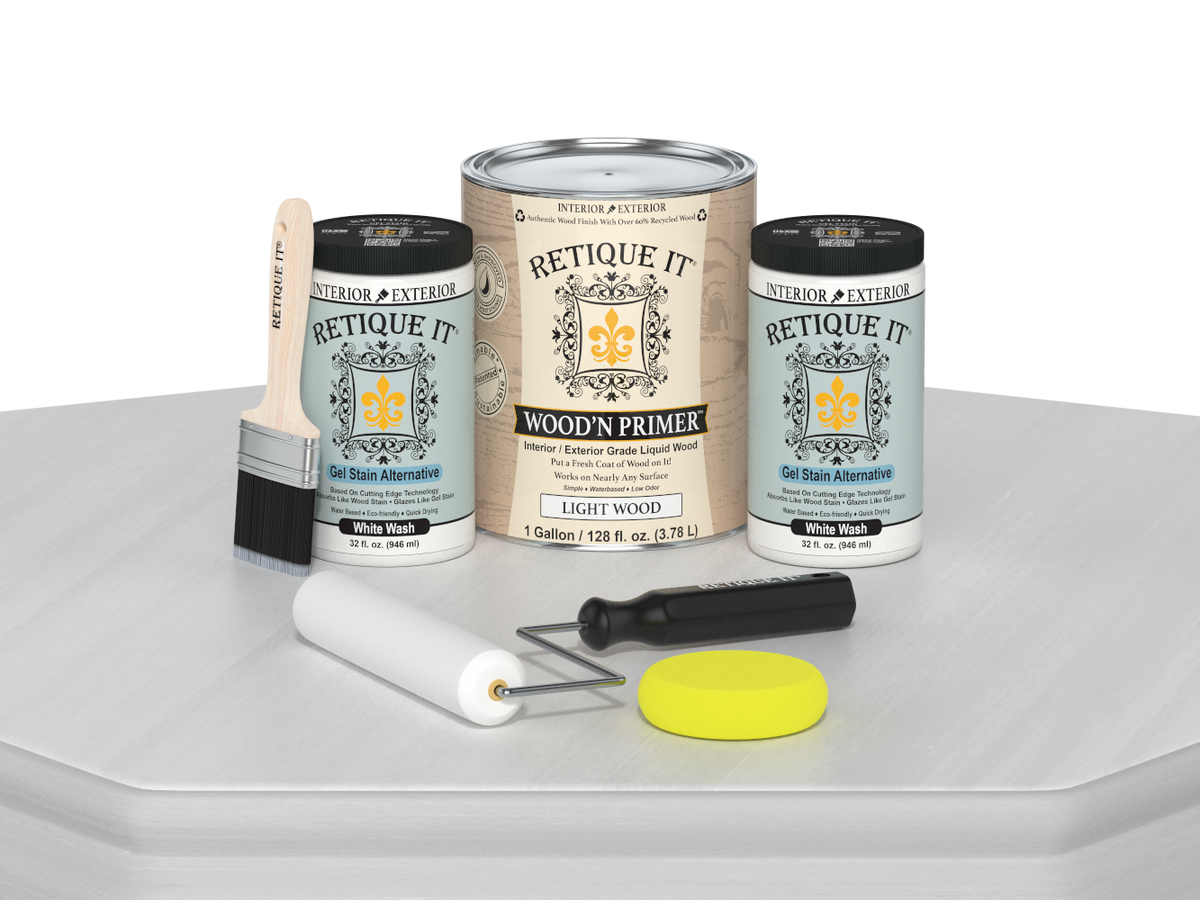 Multi-purpose Smooth Finish Kit (4x Lg) - White Wash