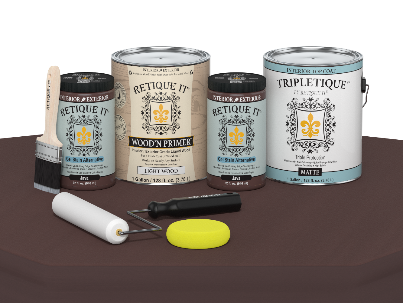 Multi-purpose Smooth Finish Kit (4x Lg) - Java - Interior Top Coat