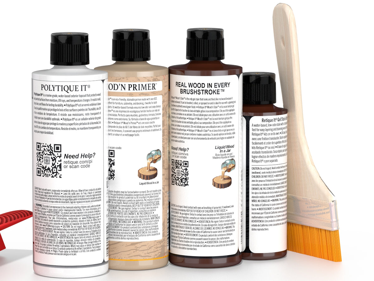 Multi-purpose Wood'n Kit - Red Mahogany - Exterior Top Coat