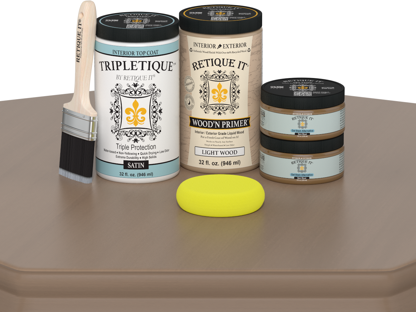 Multi-purpose Smooth Finish Kit (Large) - Barn Wood - Interior Top Coat