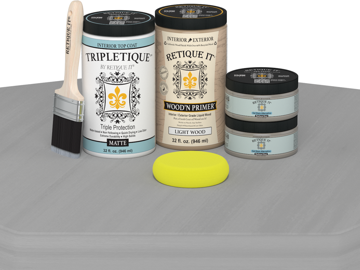 Multi-purpose Smooth Finish Kit (Large) - Weathered Wood - Interior Top Coat