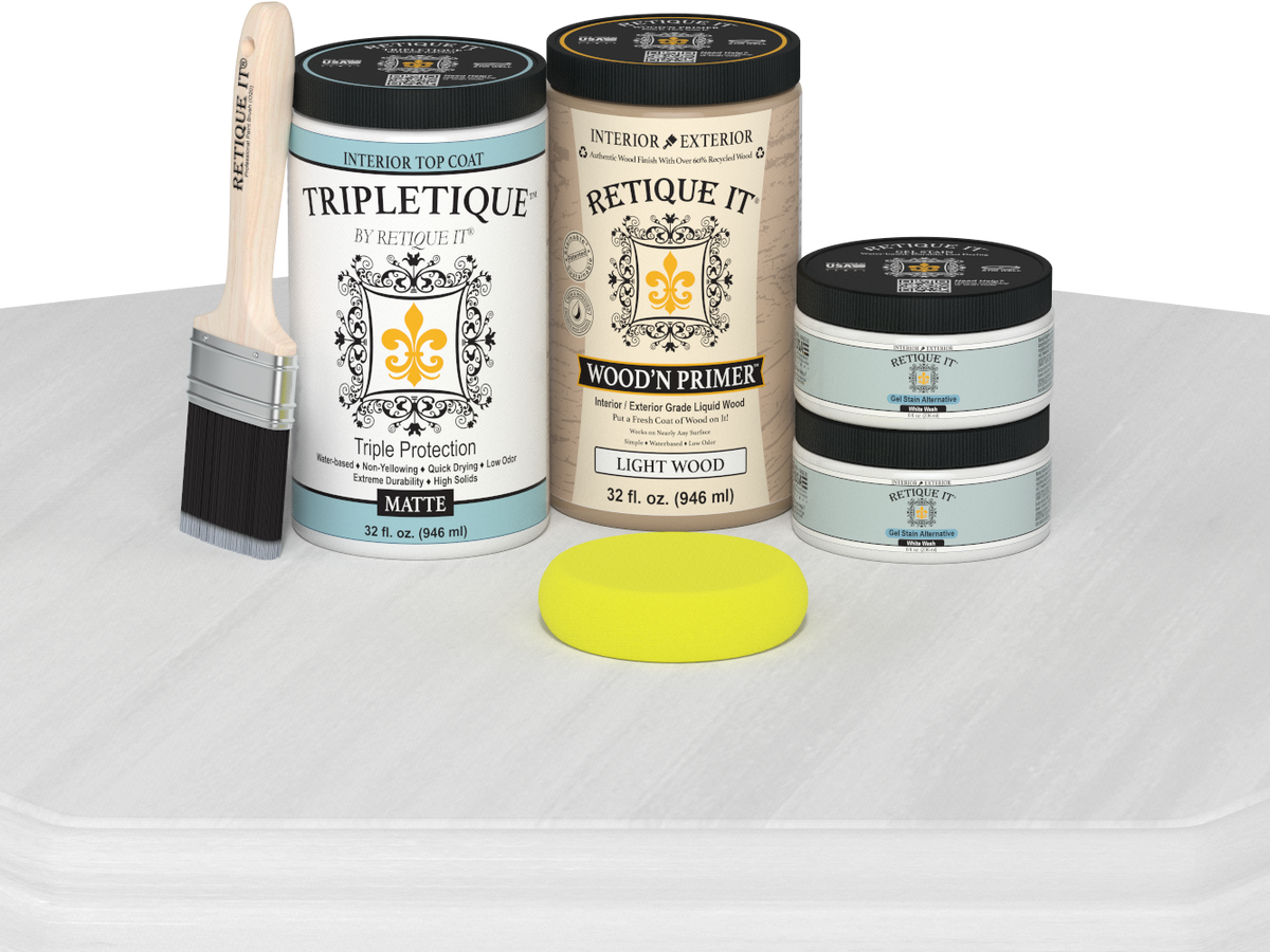 Multi-purpose Smooth Finish Kit (Large) - White Wash - Interior Top Coat