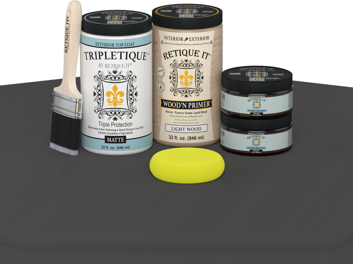 Multi-purpose Smooth Finish Kit (Large) - Charcoal - Interior Top Coat