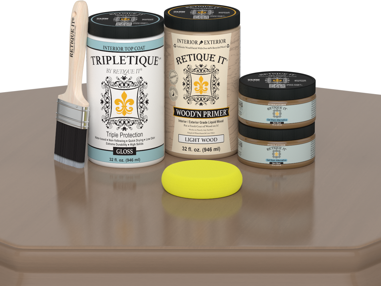 Multi-purpose Smooth Finish Kit (Large) - Barn Wood - Interior Top Coat