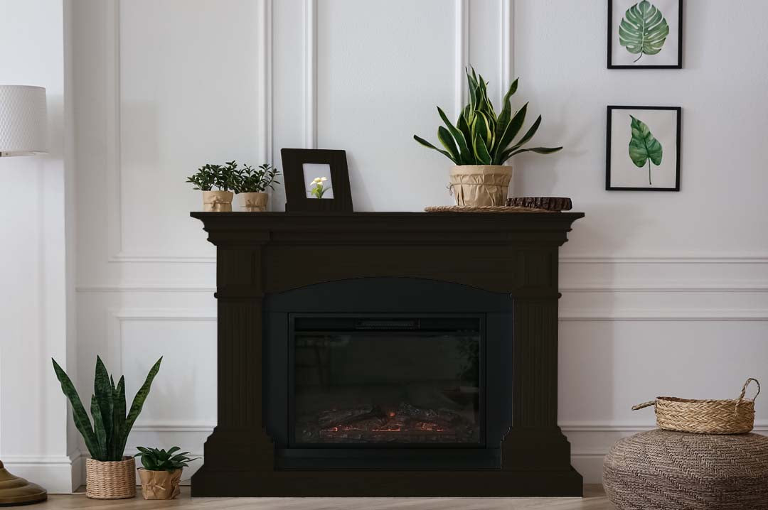 Fireplace Wood'n Finish Kit (Full Fireplace) - Classic Black