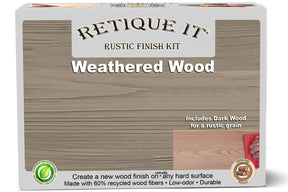 Rustic Finish Kit - Weathered Wood