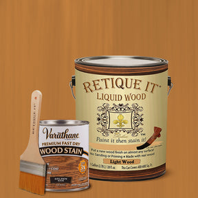 Liquid Wood Kit - Golden Oak Oil-based Stain