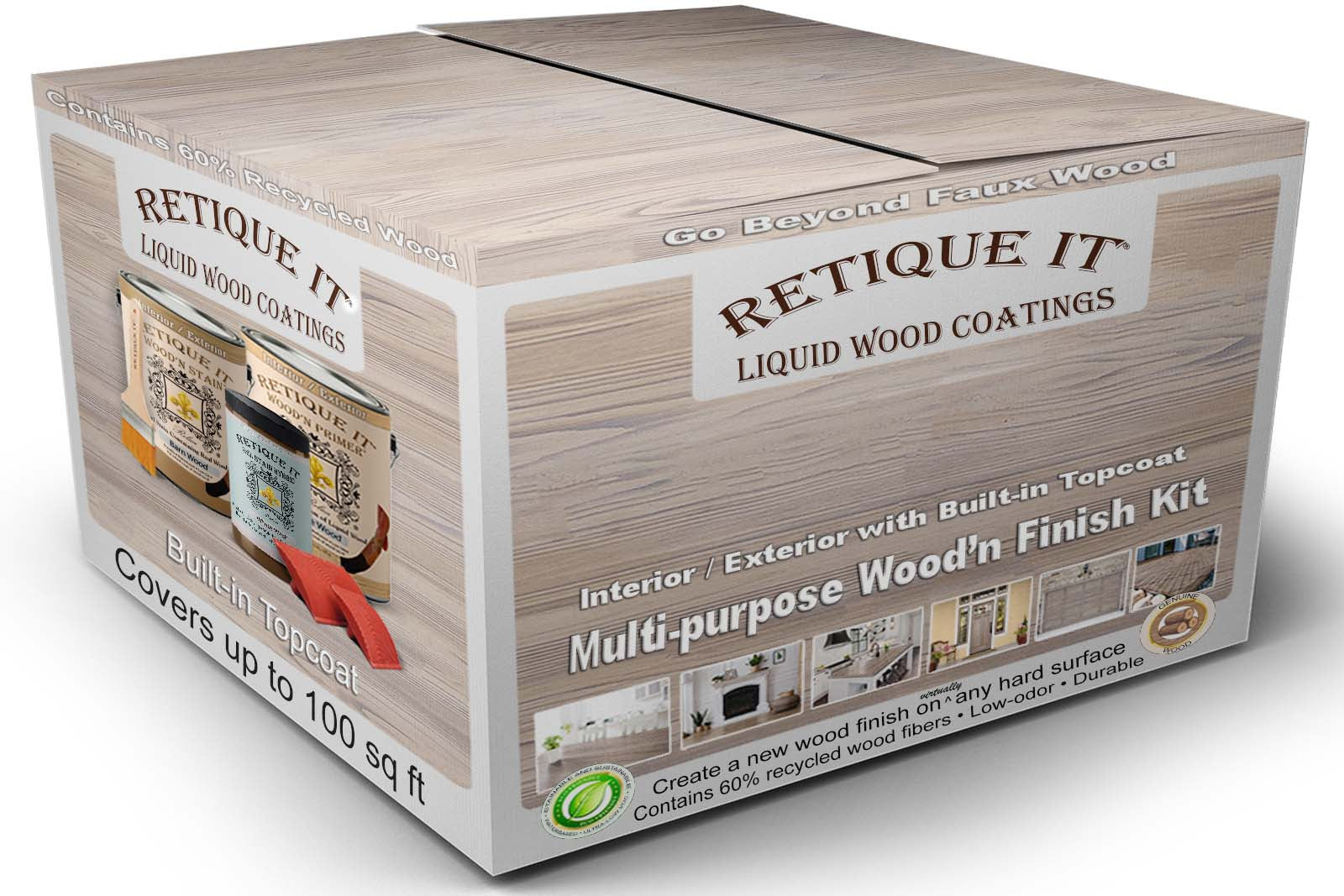 Multi-purpose Wood'n Kit (4x Lg) - French Oak
